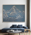 The Monumental Collection No. 1 - Large Textured Mountain Wall Art
