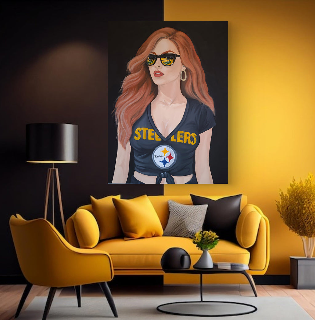 'Steelers Girl' 30"x40"