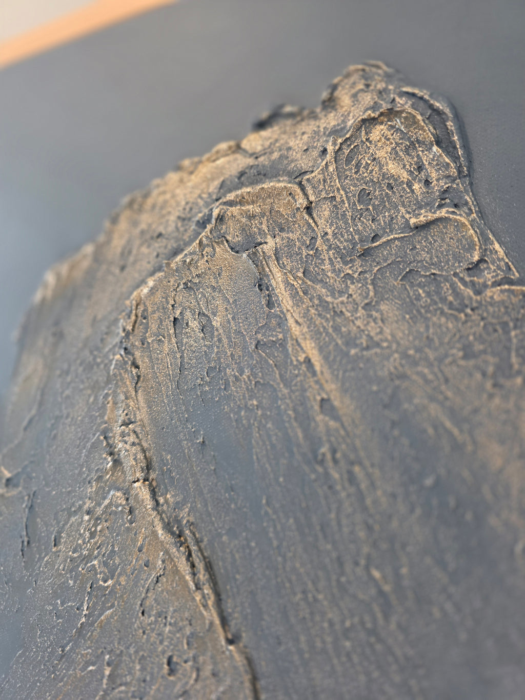 The Monumental Collection No. 1 - Large Textured Mountain Wall Art