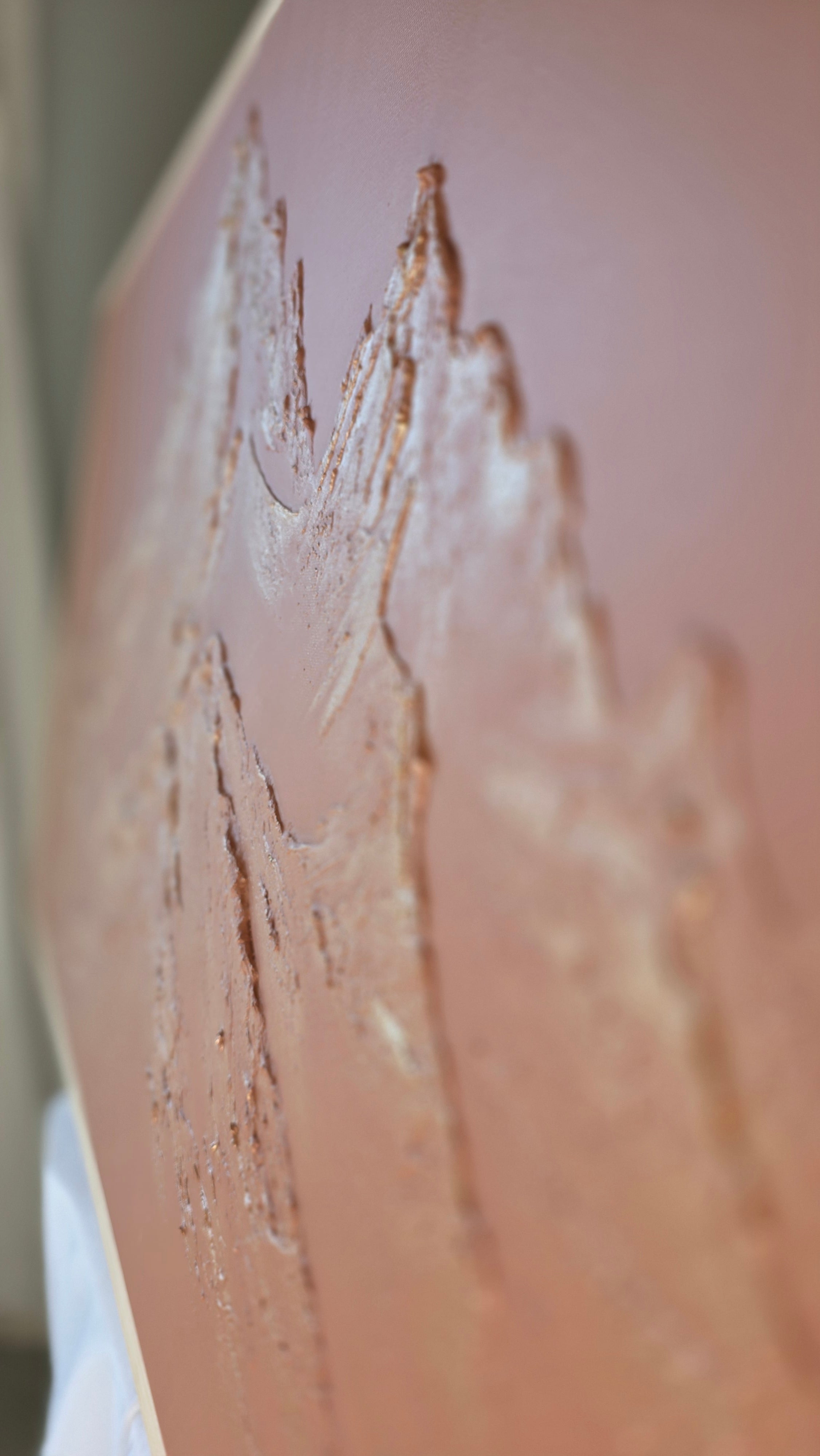 The Monumental Collection No. 4 - Large Textured Mountain Wall Art