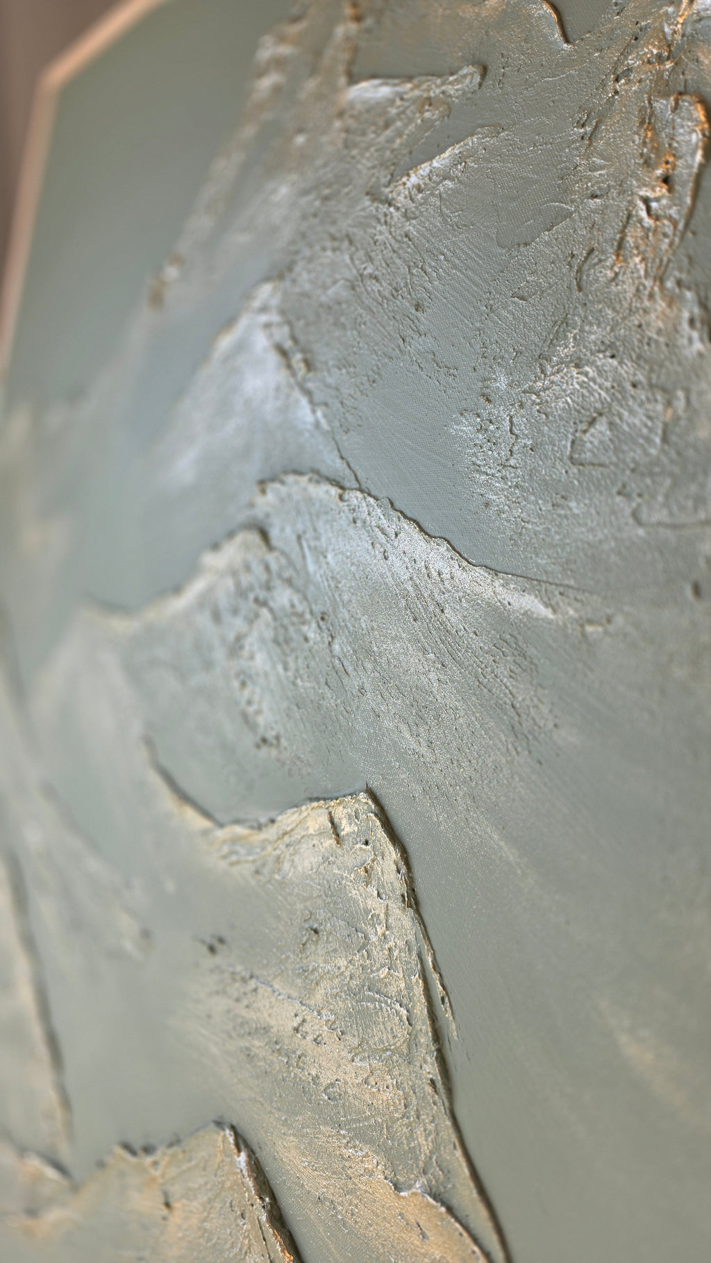The Monumental Collection No. 5 - Large Textured Mountain Wall Art