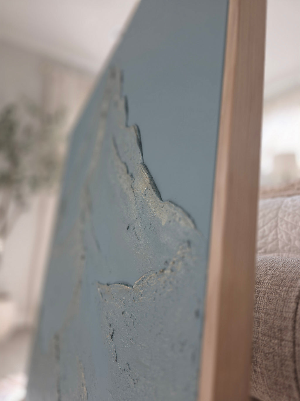 The Monumental Collection No. 7 - Large Textured Mountain Wall Art