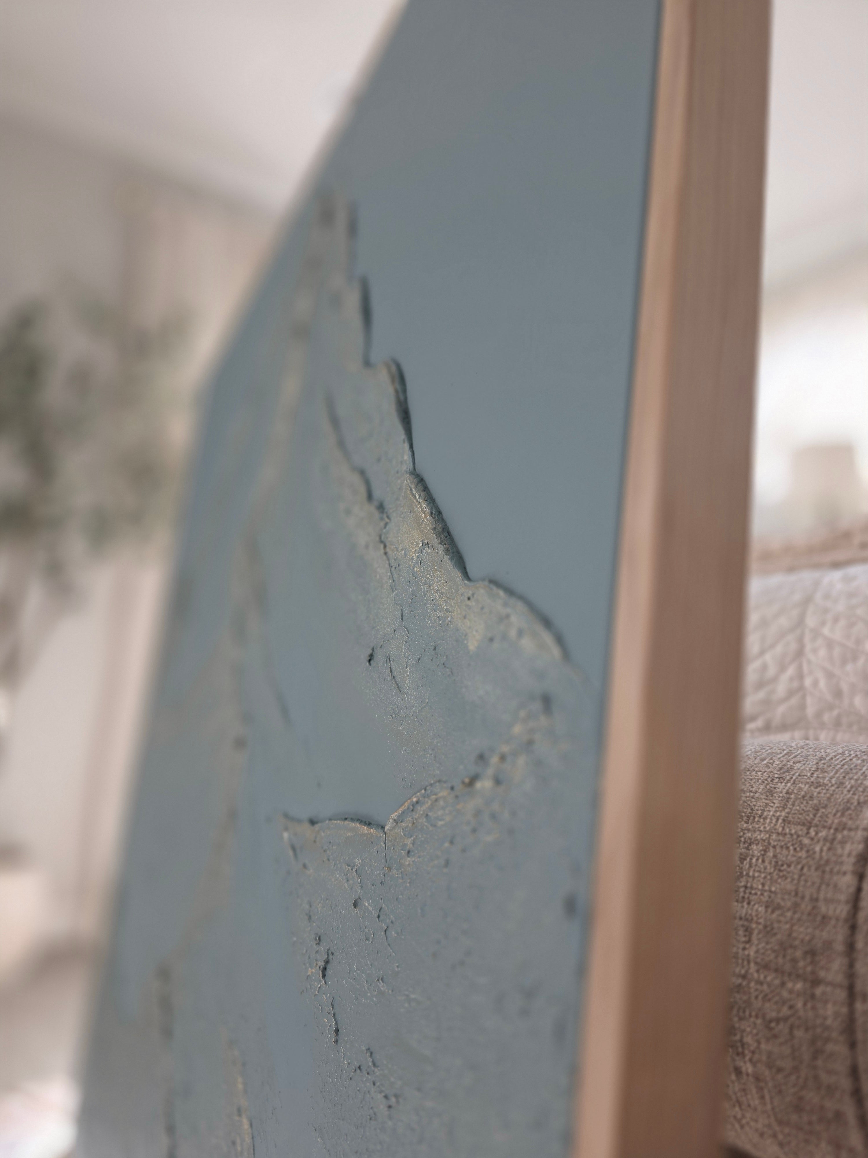 The Monumental Collection No. 7 - Large Textured Mountain Wall Art