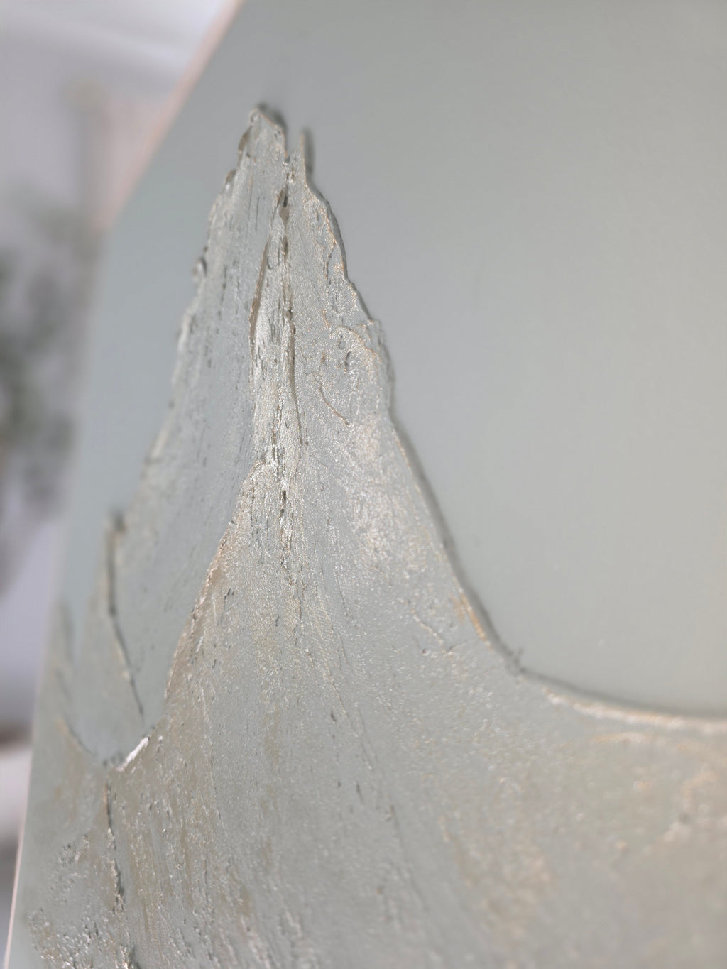 The Monumental Collection No. 8 - Large Textured Mountain Wall Art