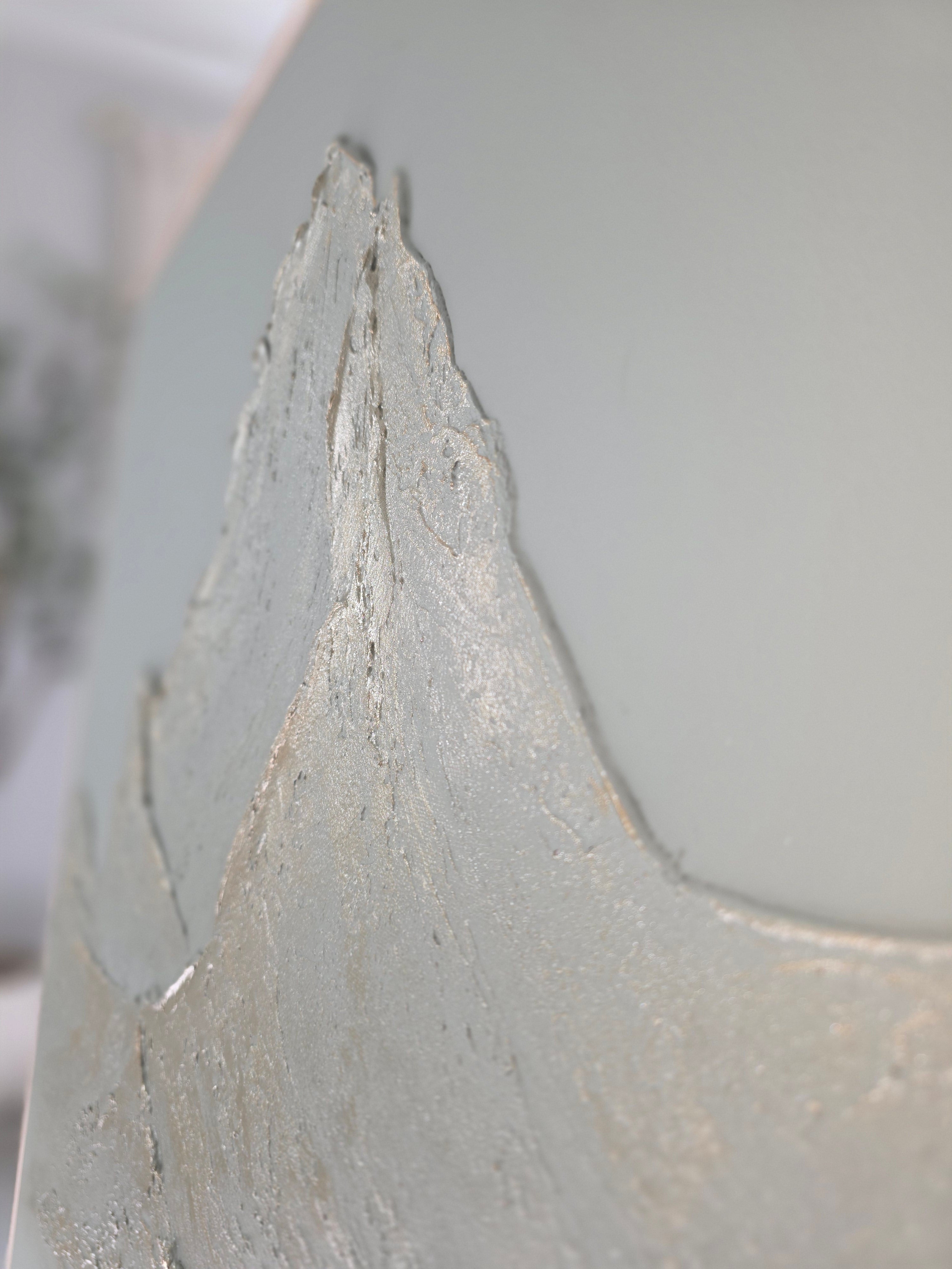 The Monumental Collection No. 8 - Large Textured Mountain Wall Art