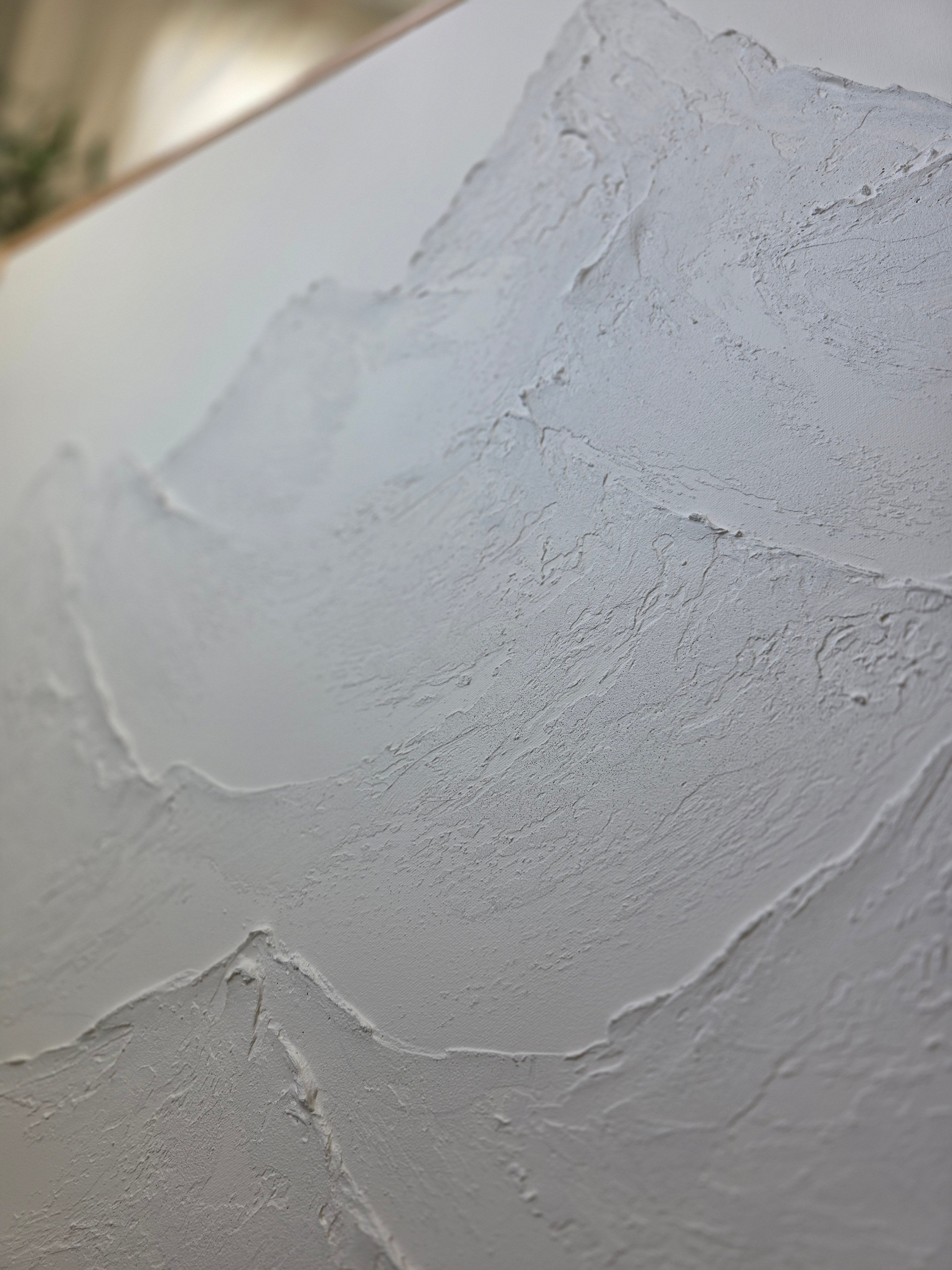 The Monumental Collection No. 9 - Large Textured Mountain Wall Art
