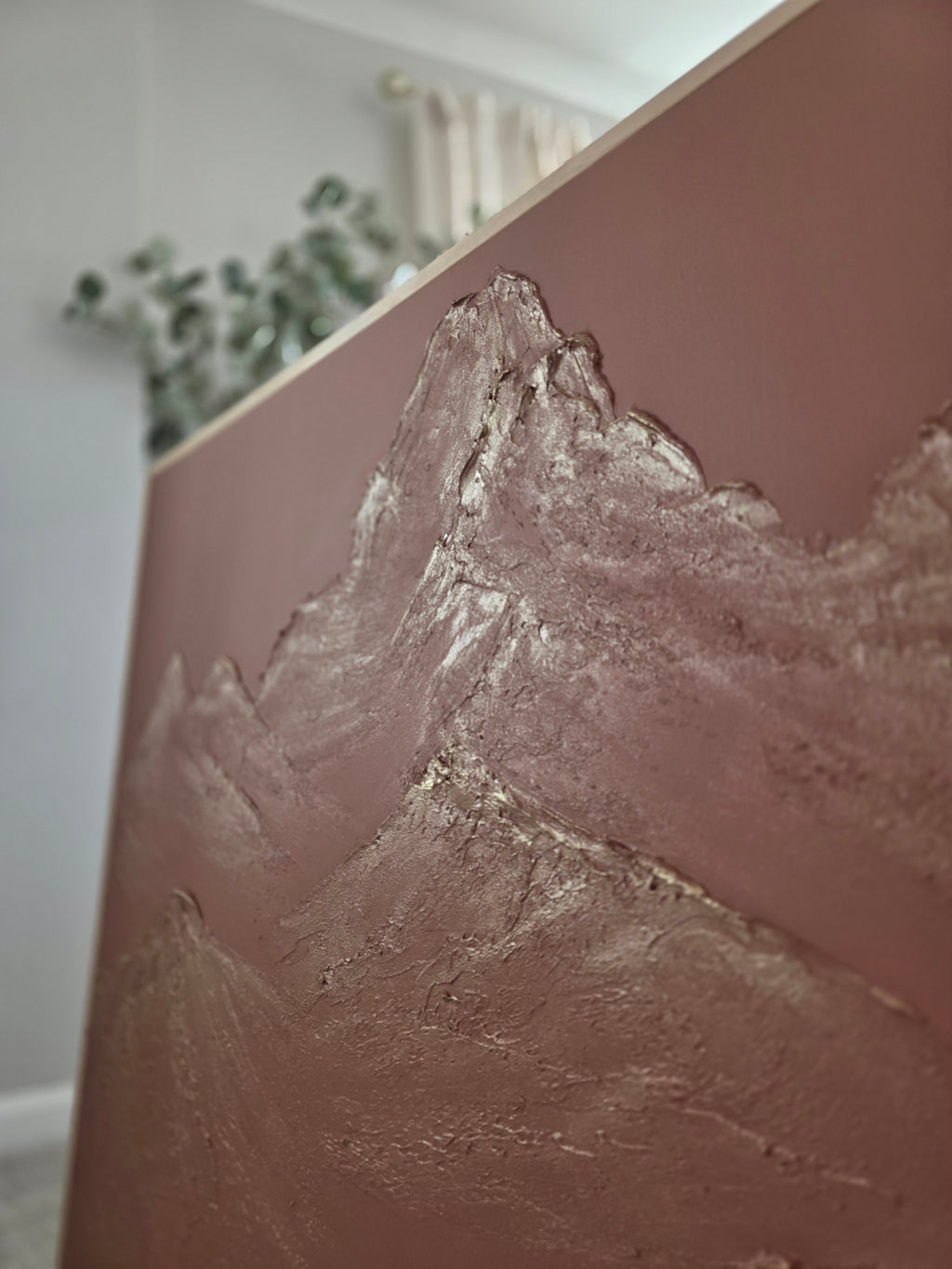 The Monumental Collection No. 13 - Large Textured Mountain Wall Art