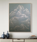 The Monumental Collection No. 16 - Large Textured Mountain Wall Art