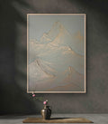 The Monumental Collection No. 8 - Large Textured Mountain Wall Art