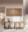 The Monumental Collection No. 4 - Large Textured Mountain Wall Art