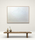 The Monumental Collection No. 9 - Large Textured Mountain Wall Art