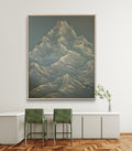 The Monumental Collection No. 2 - Large Textured Mountain Wall Art