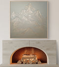 The Monumental Collection No. 14 - Large Textured Mountain Wall Art