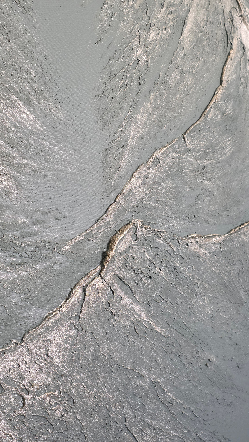 48x60 Textured Mountain Statement Art