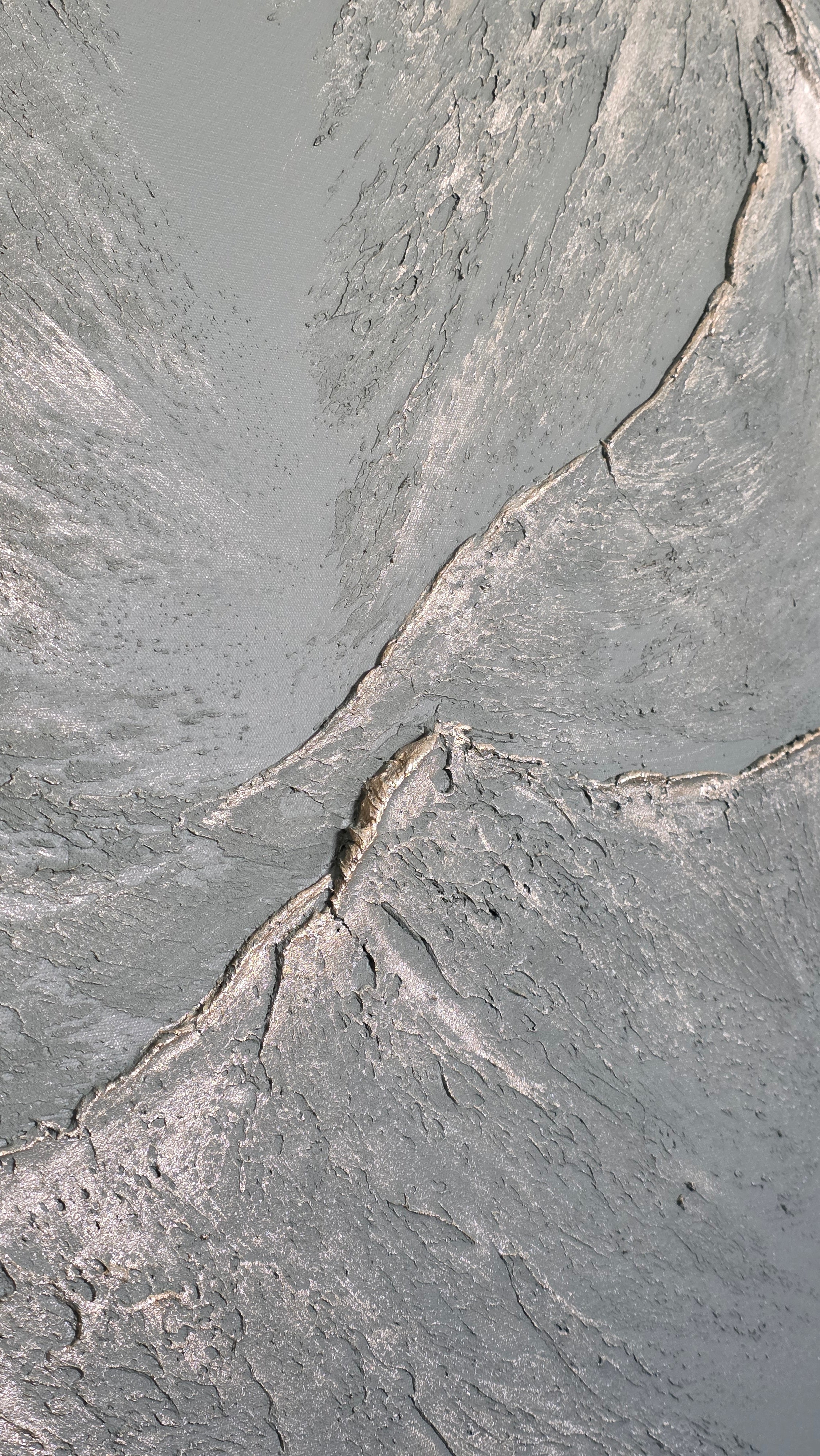 48x60 Textured Mountain Statement Art