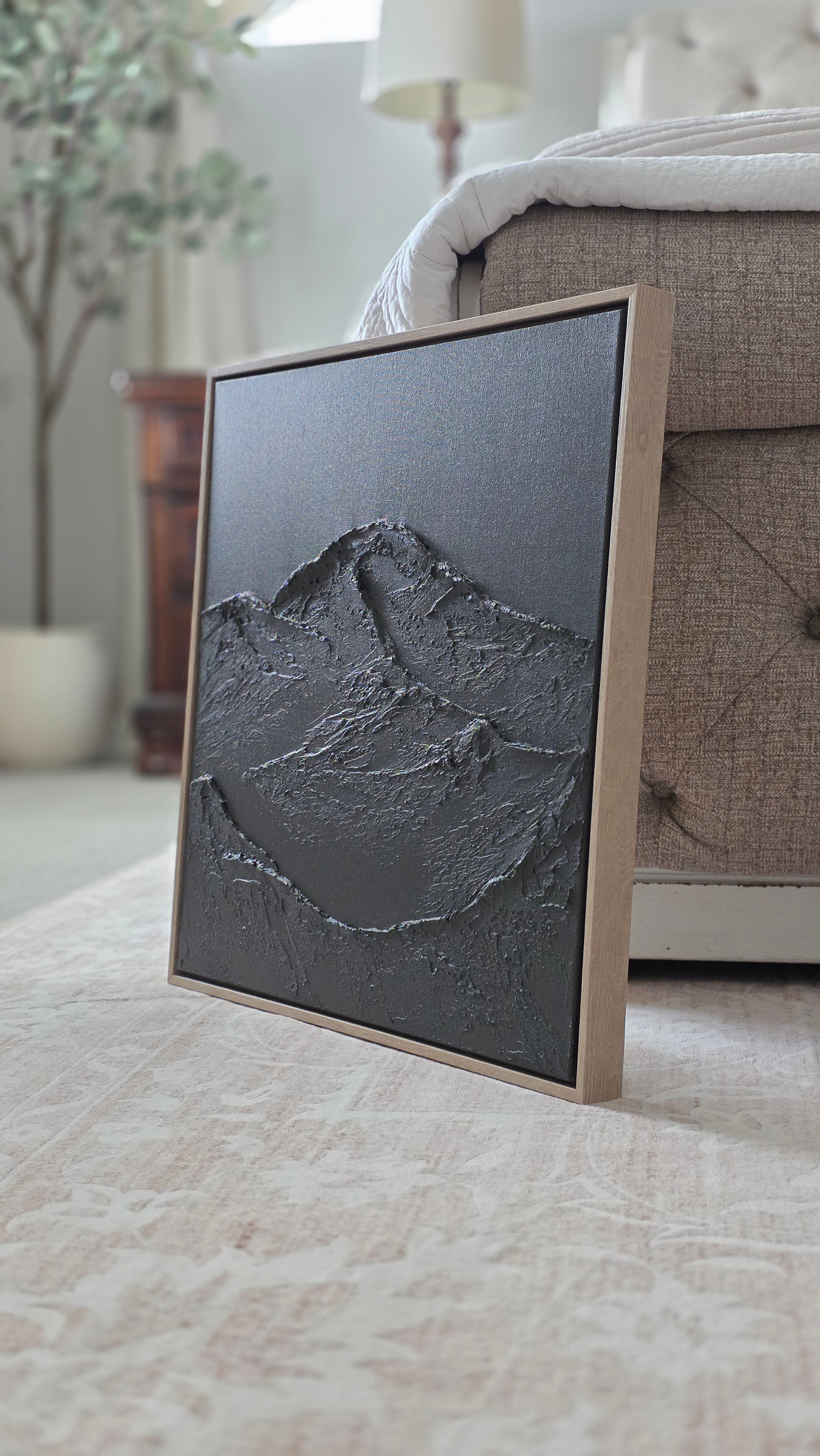 Multi Set Textured Mountain Artwork | 21x21 | Original Palette
