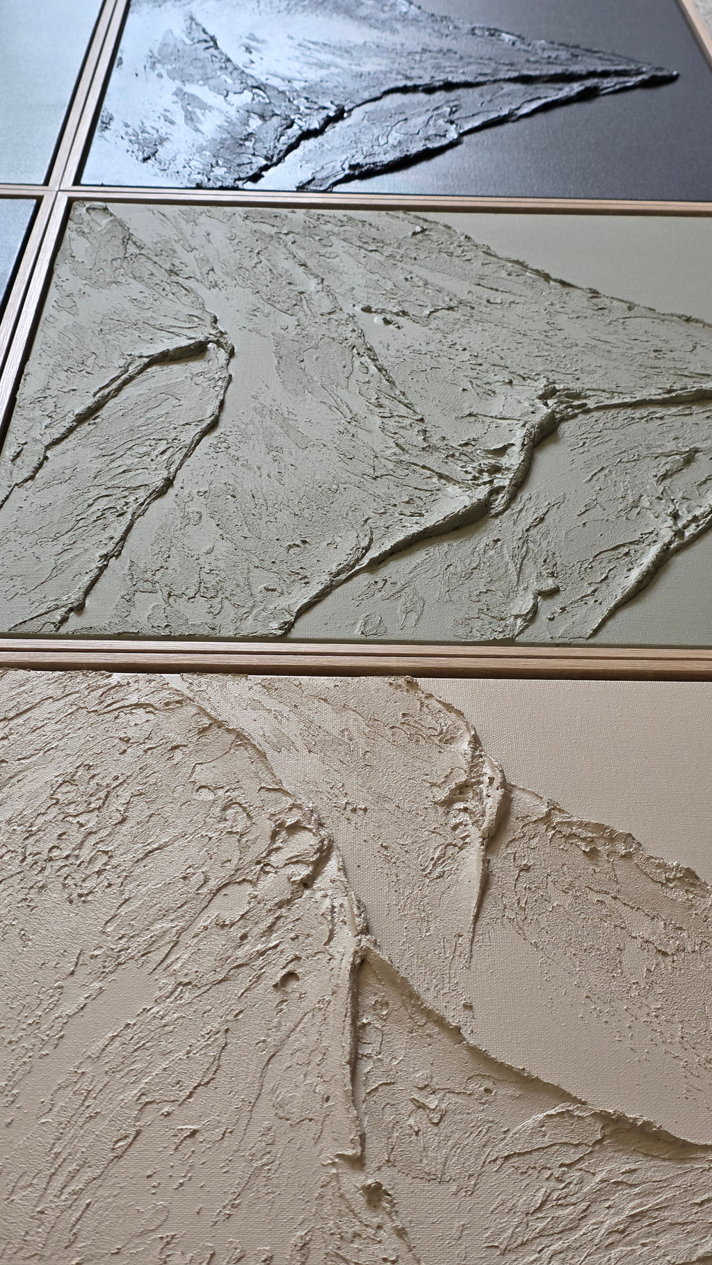 Multi Set Textured Mountain Artwork | 21x21 | Original Palette