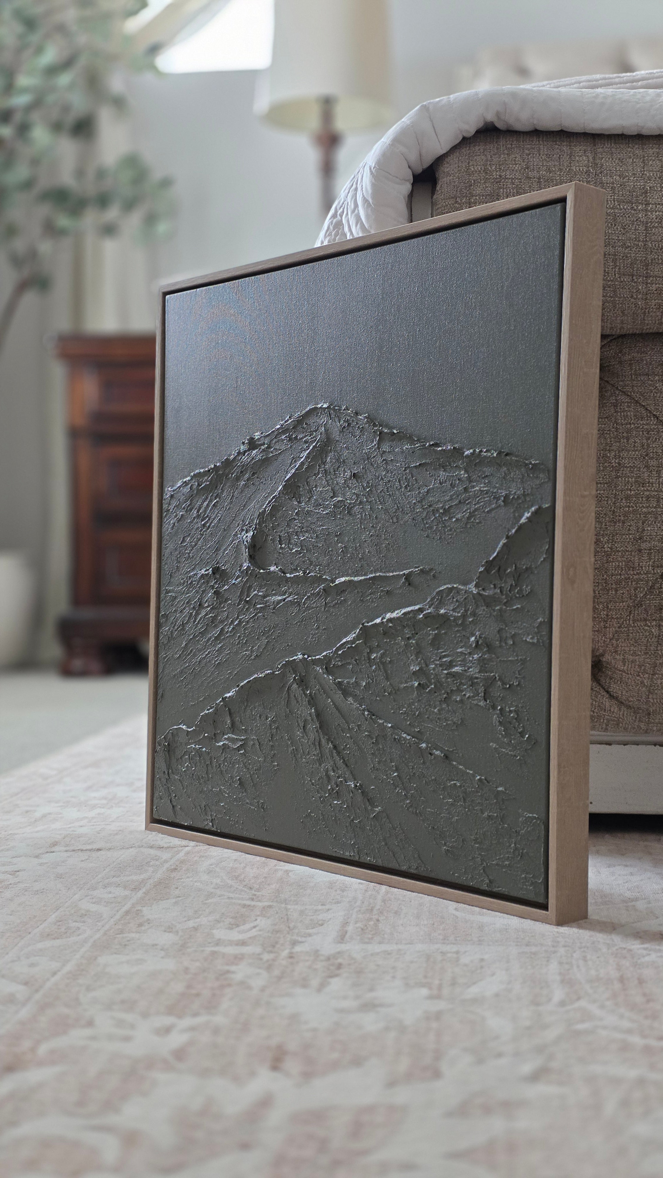 Multi Set Textured Mountain Artwork | 21x21 | Original Palette