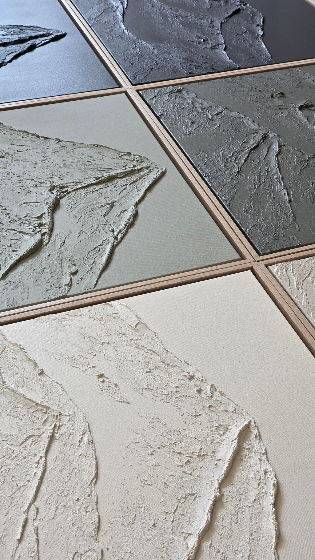 Multi Set Textured Mountain Artwork | 21x21 | Original Palette