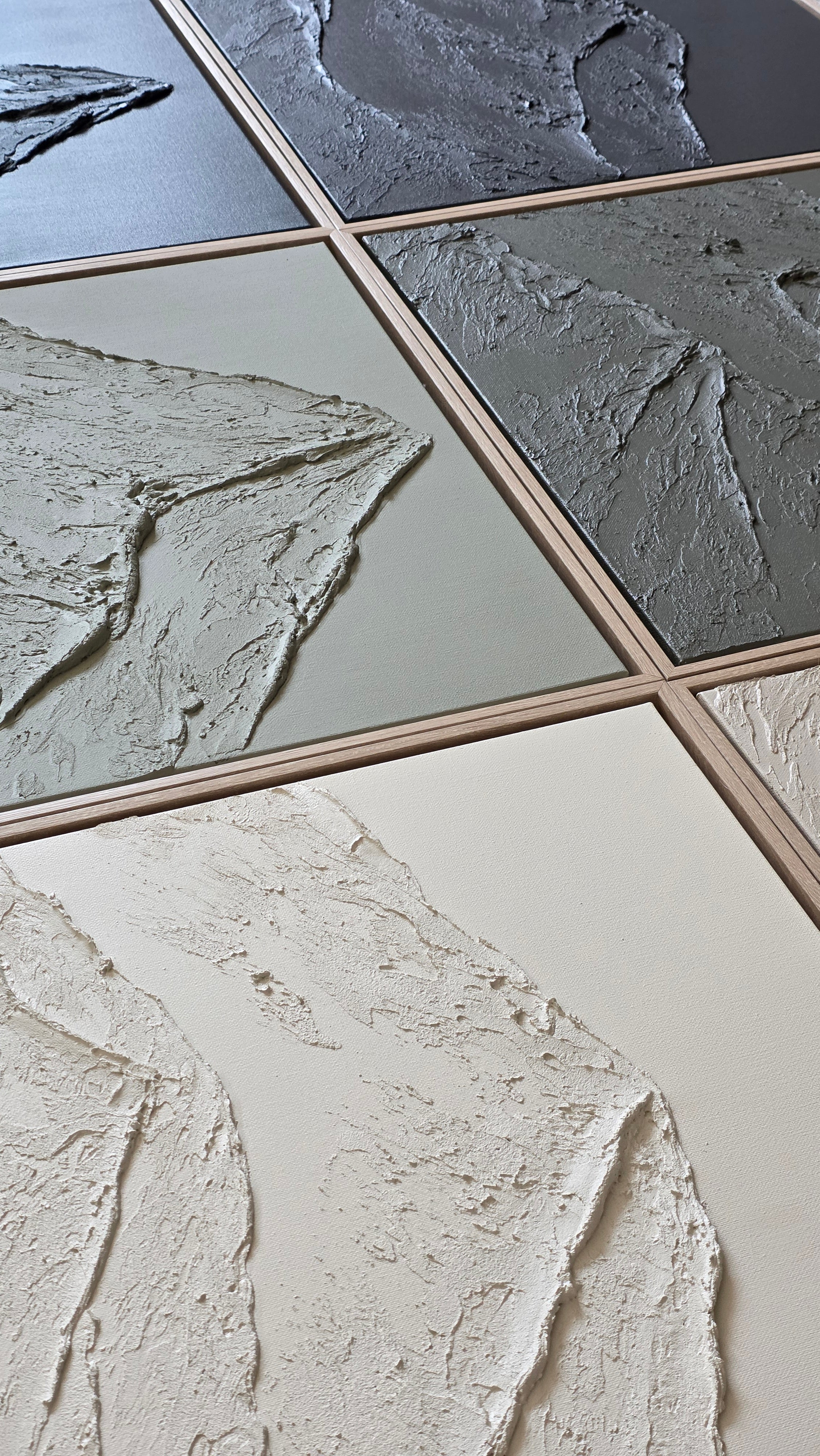 Multi Set Textured Mountain Artwork | 21x21 | Original Palette