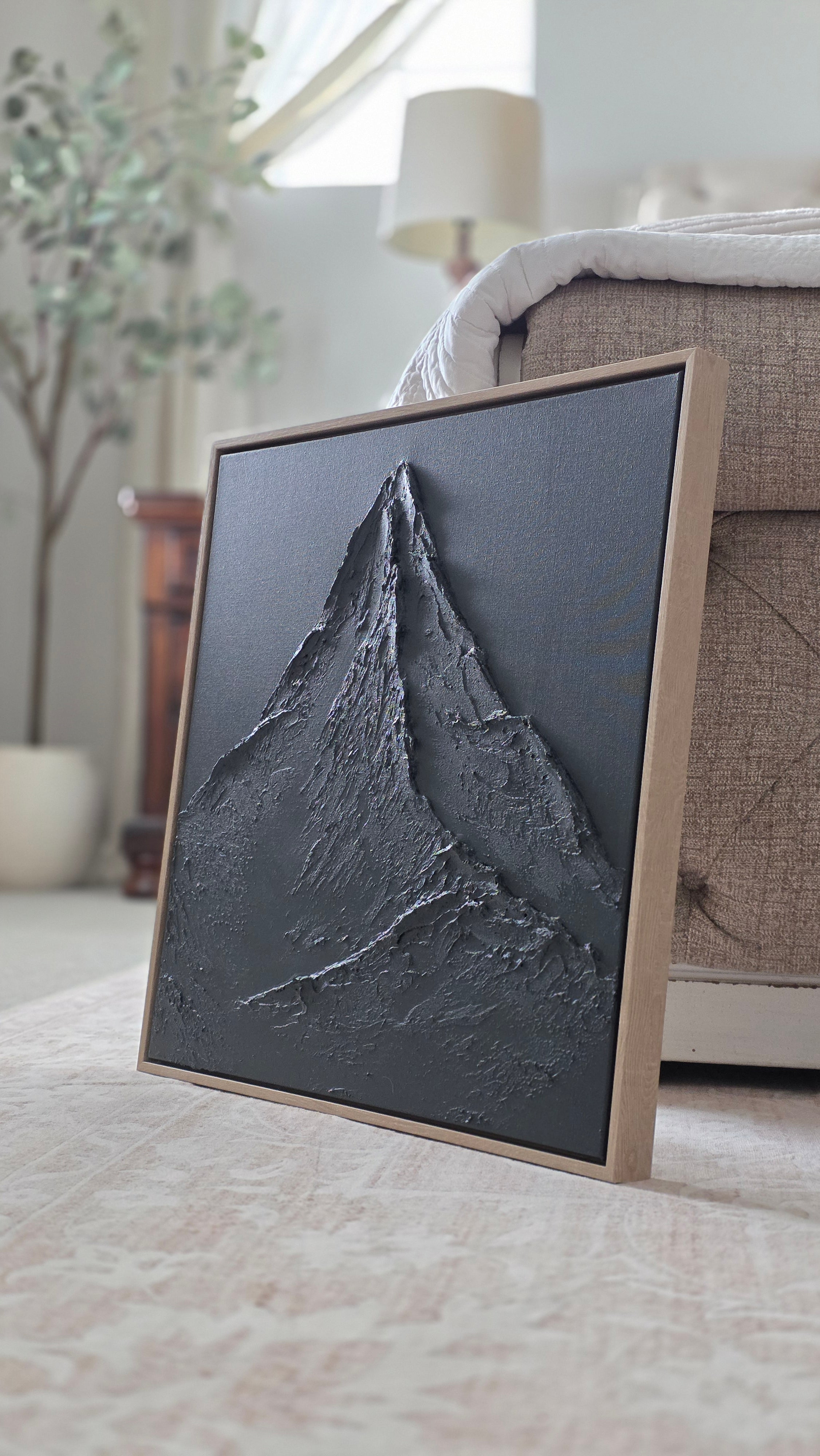Multi Set Textured Mountain Artwork | 21x21 | Original Palette